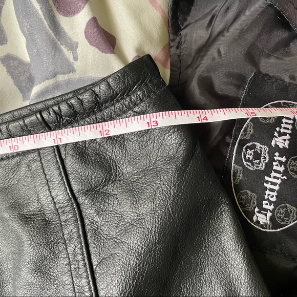 Vintage Wilsons Maxima Leather Mini Skirt - Picture 7 of 8